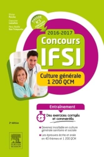 Concours IFSI 2016-2017: Culture générale 1200 QCM Books