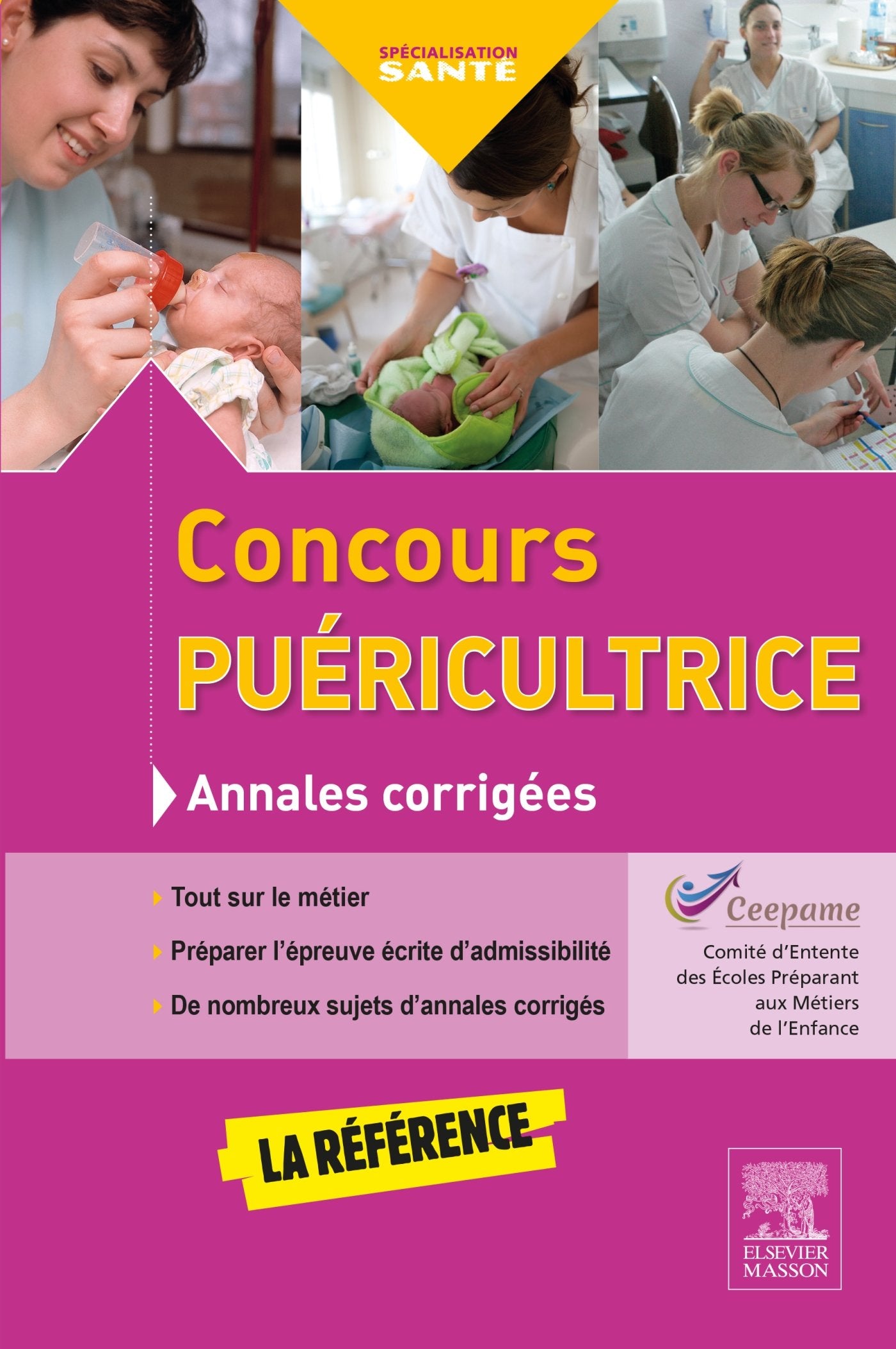 Concours puéricultrice - Annales corrigées: S'entraîner avec les sujets officiels book