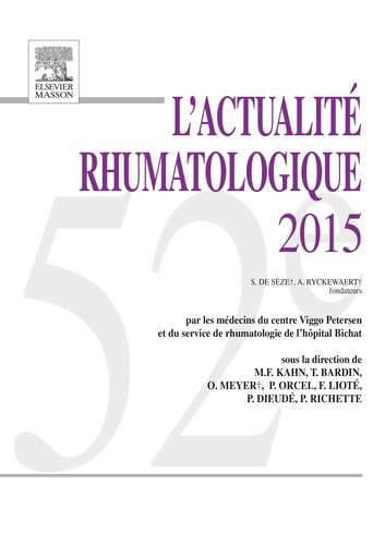 L'actualité rhumatologique 2015 Medicine