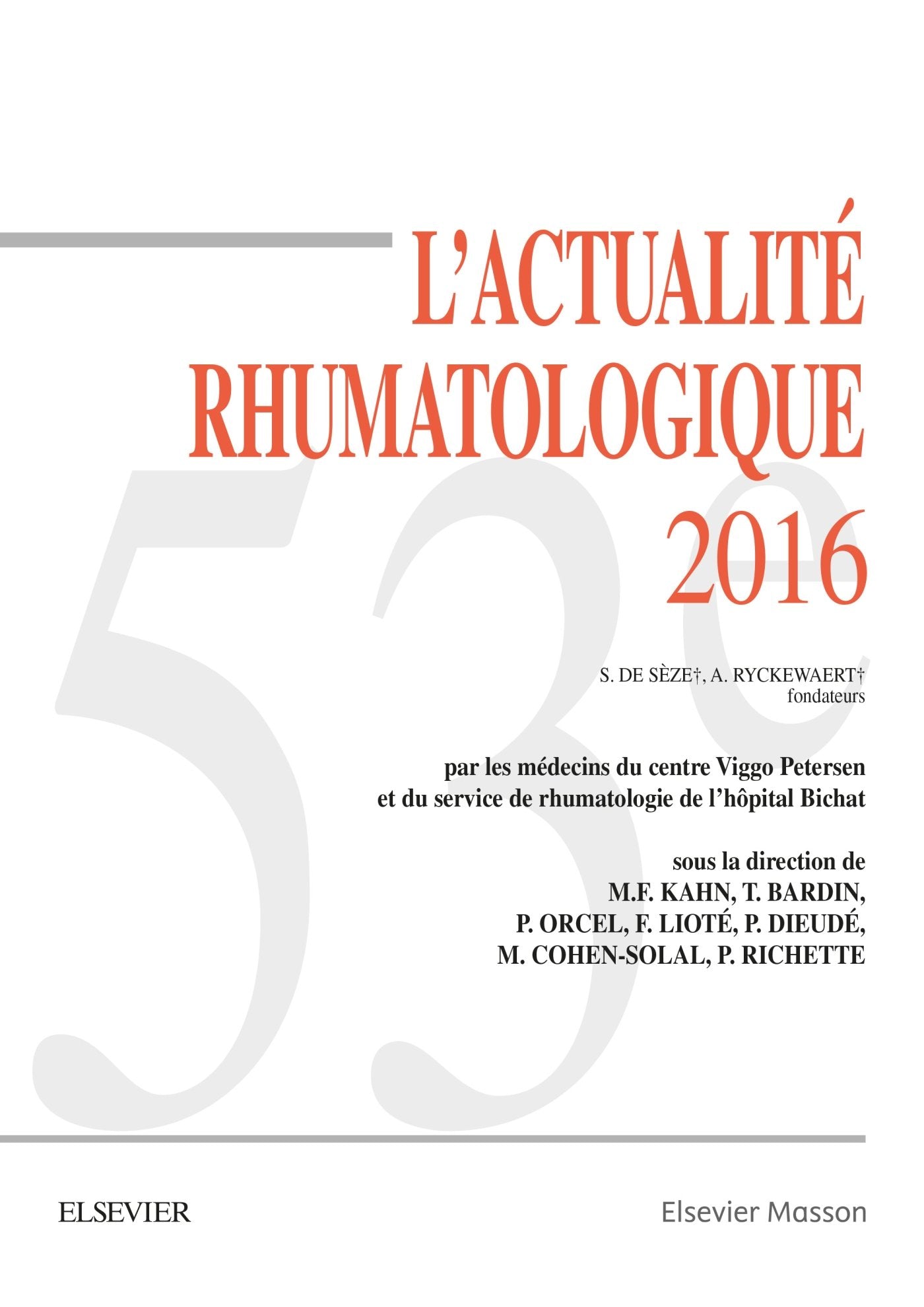 L'actualité rhumatologique 2016 Medicine