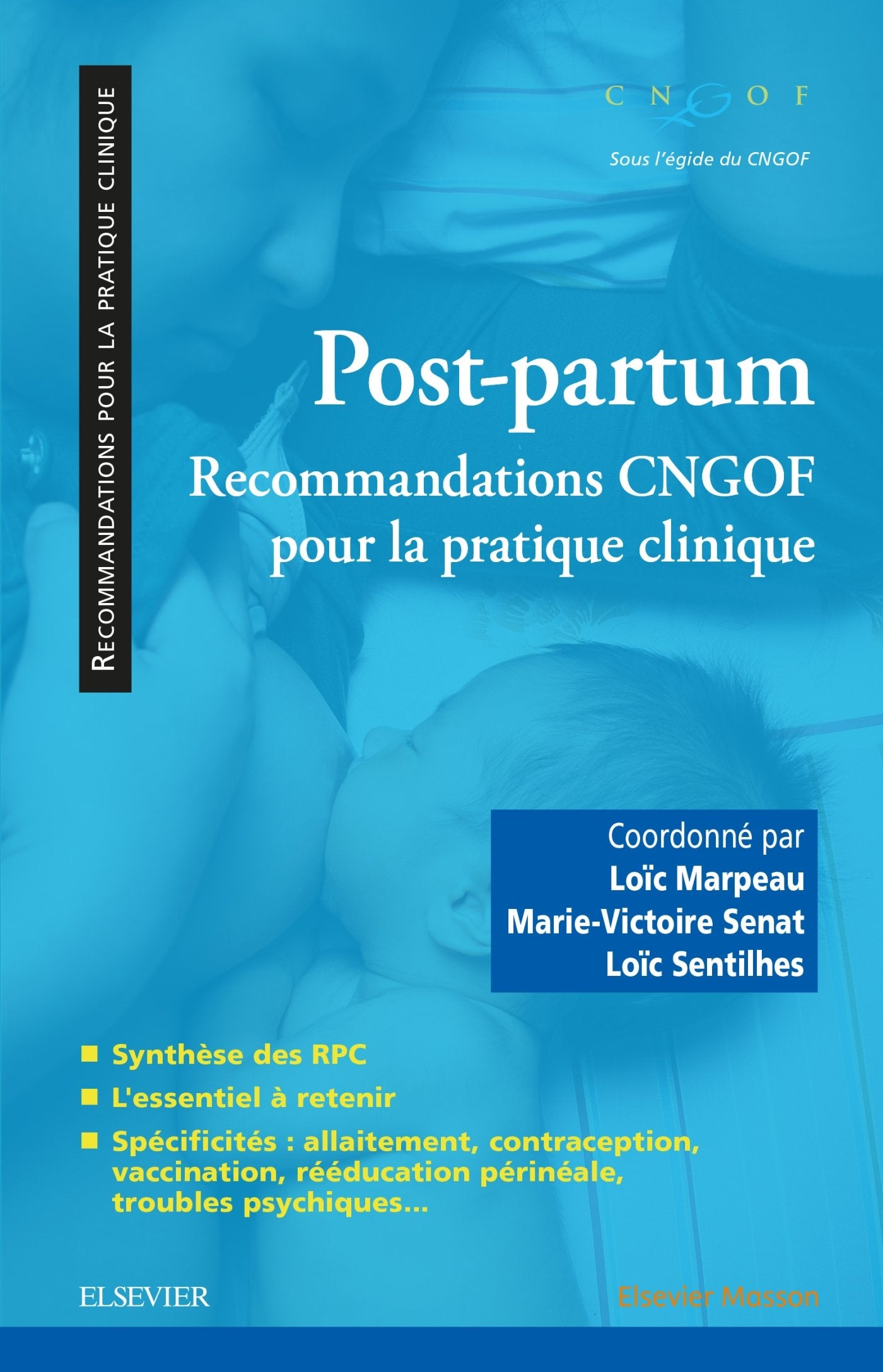 Post-partum: Recommandations Cngof Pour La Pratique Clinique Broché Medicine