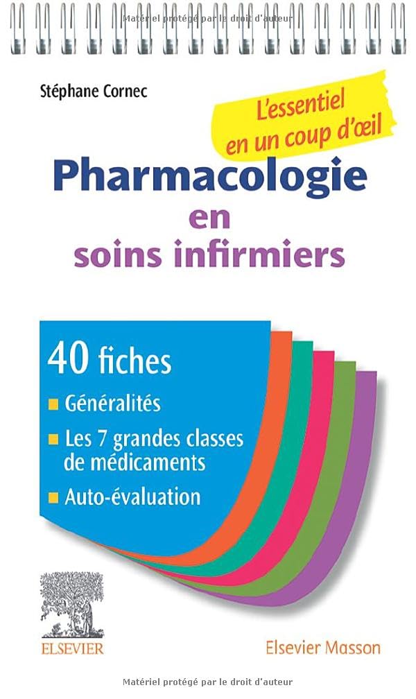 Pharmacologie en soins infirmiers: L'essentiel en un coup d'oeil book