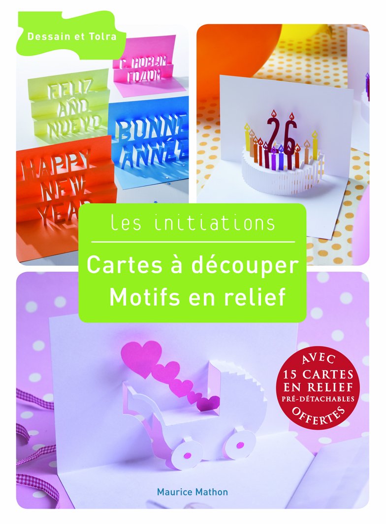 Cartes à découper: Motifs en relief book