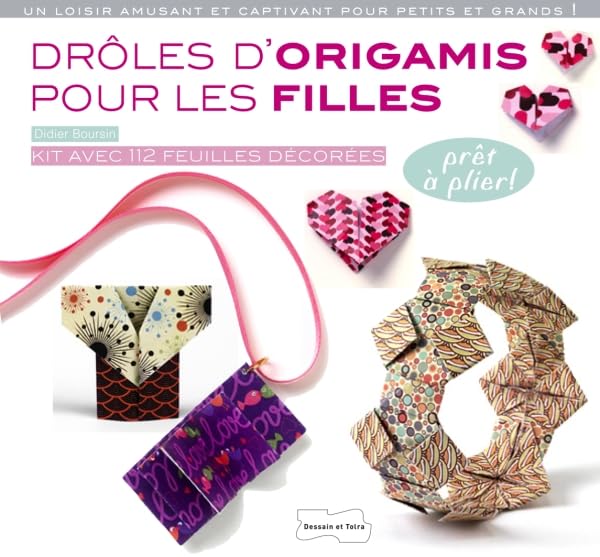 Drôles d'origamis pour les filles Books