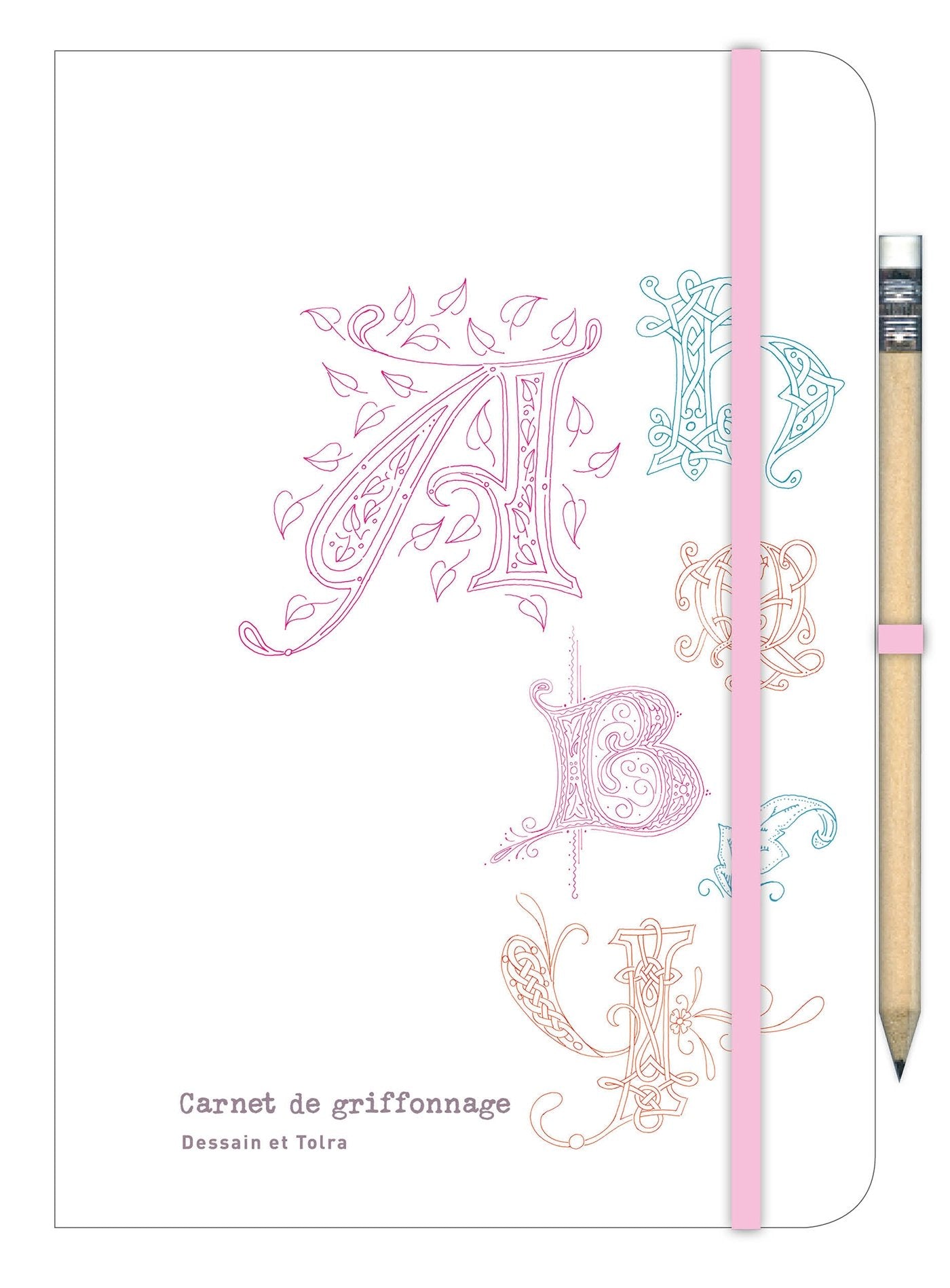 Carnet de griffonnage: Les lettres enluminées Hobbies & Crafts