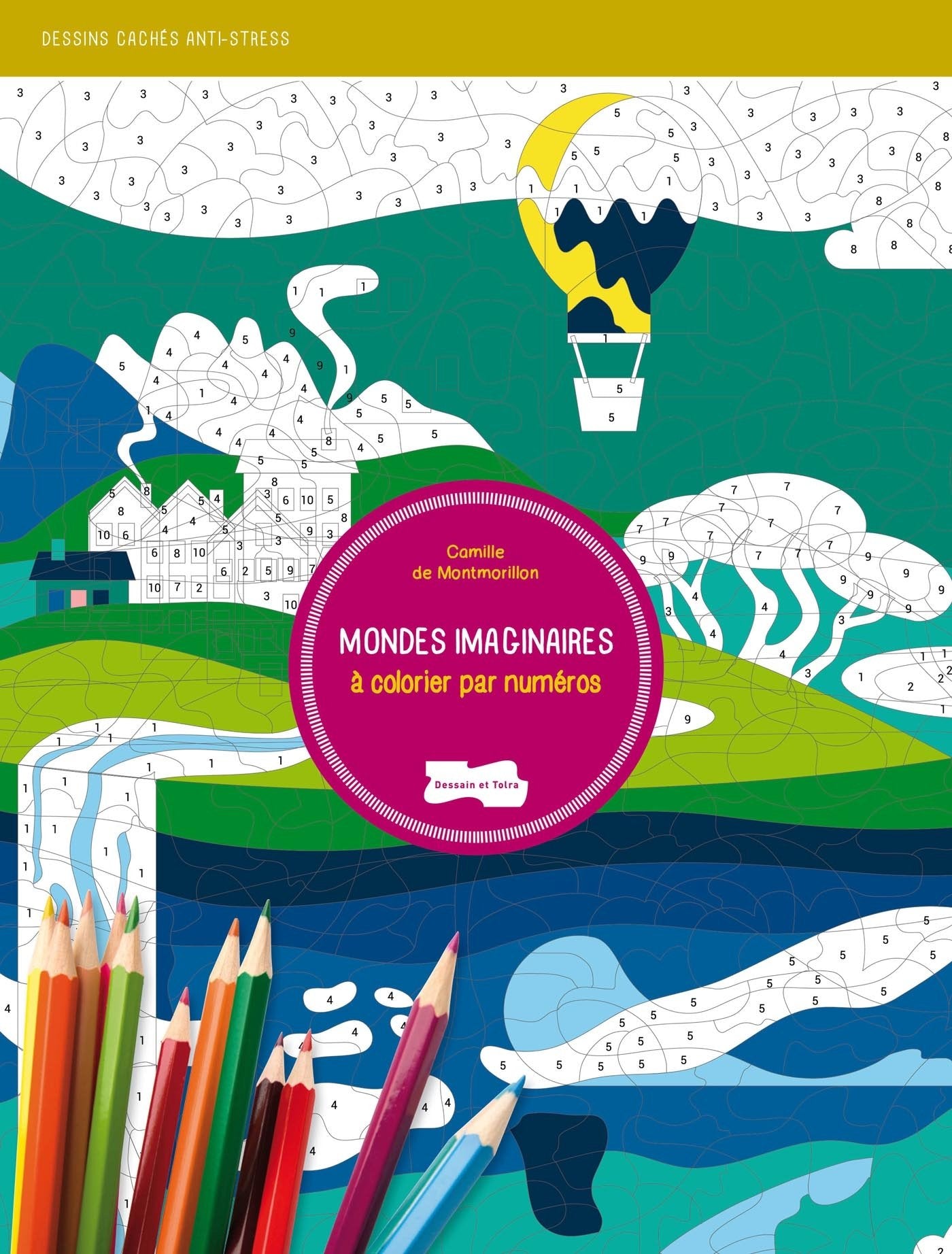 Mondes imaginaires à colorier par numéros Leisure, Home & Garden
