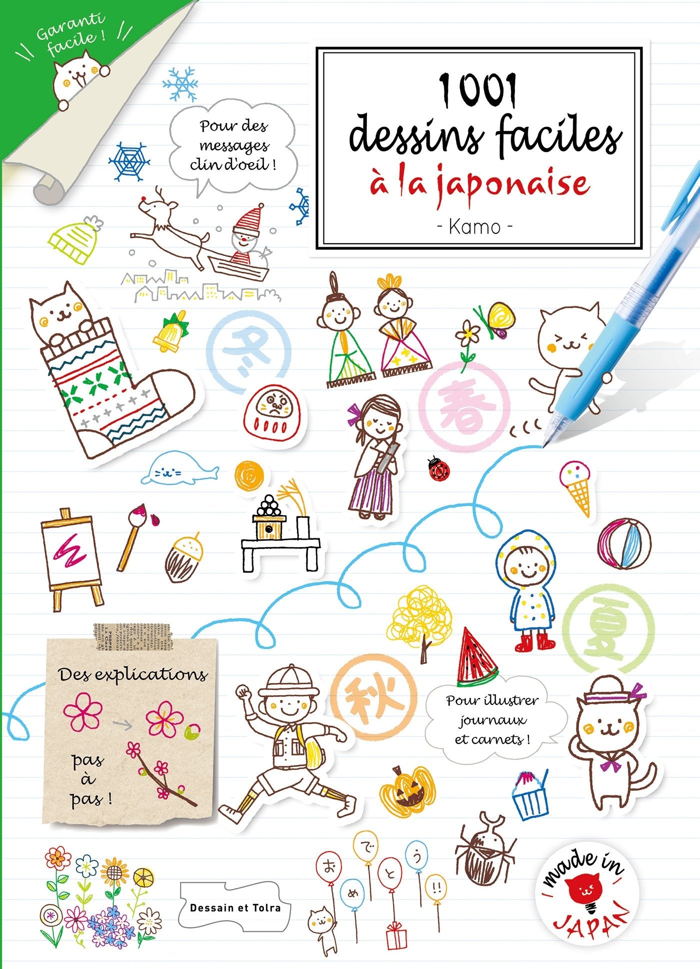 1001 dessins faciles à la japonaise book