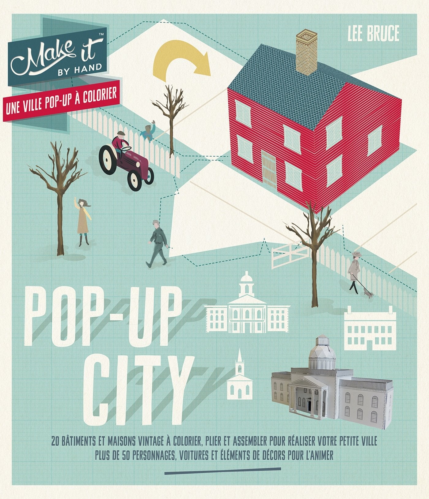 Pop-up city: Une ville pop-up à colorier Leisure, Home & Garden