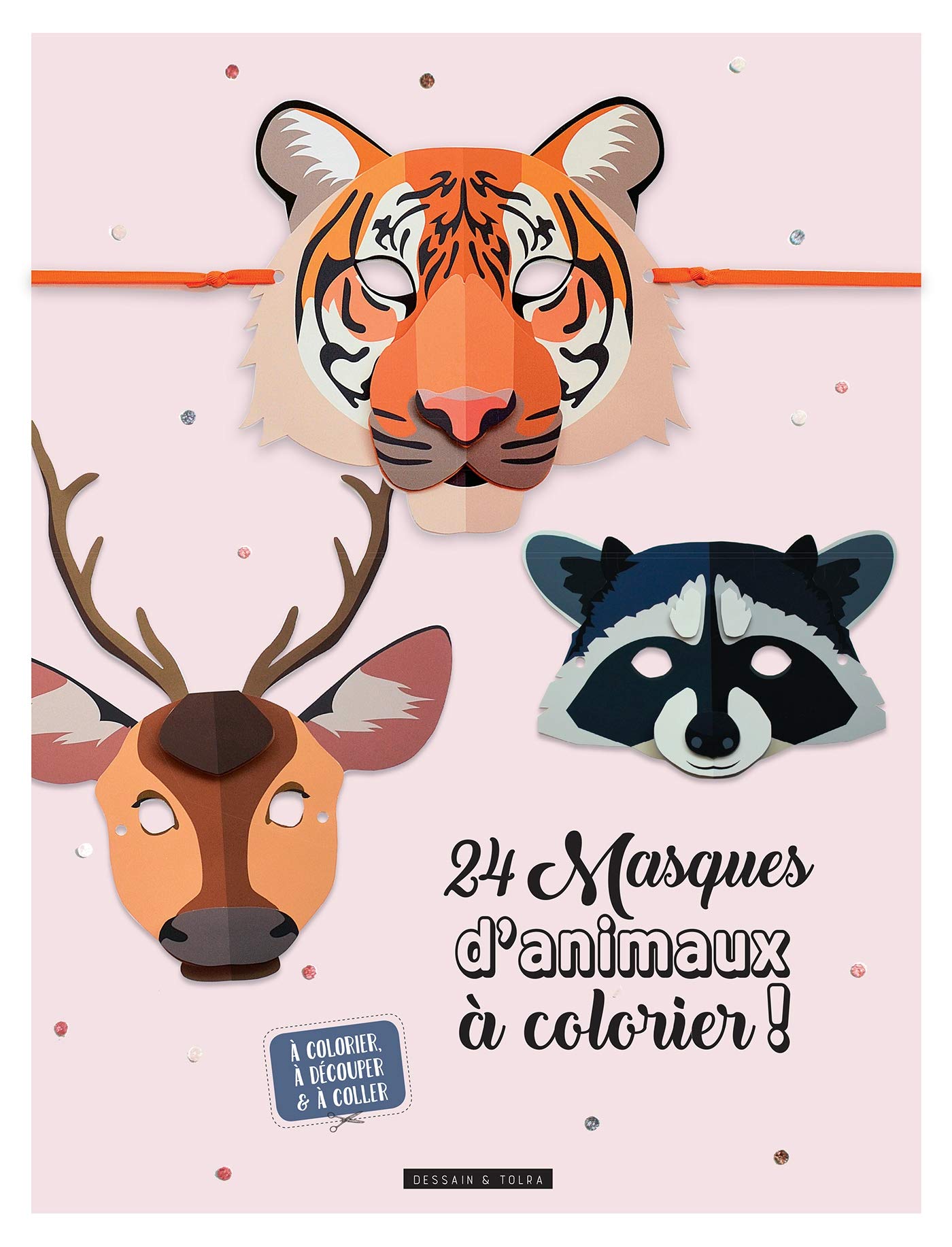 24 masques animaux à colorier !: de 3 à 6 ans Leisure, Home & Garden