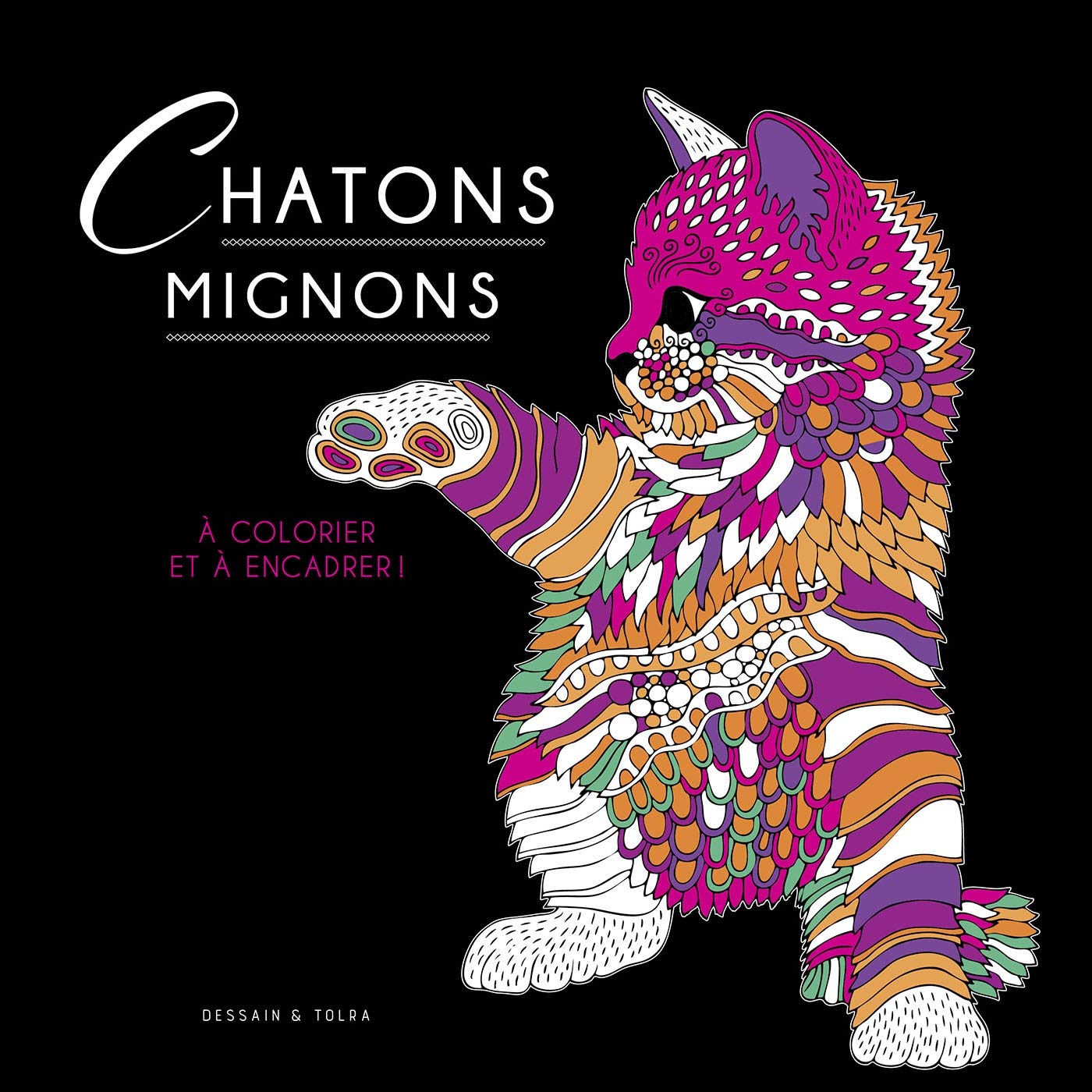 Chatons mignons: A colorier et à encadrer book