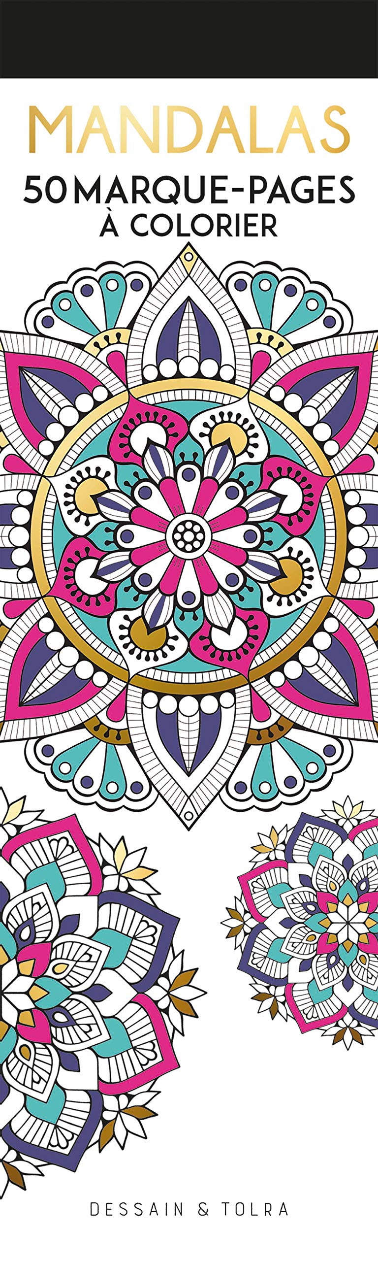 Marque-pages à colorier - Mandalas book
