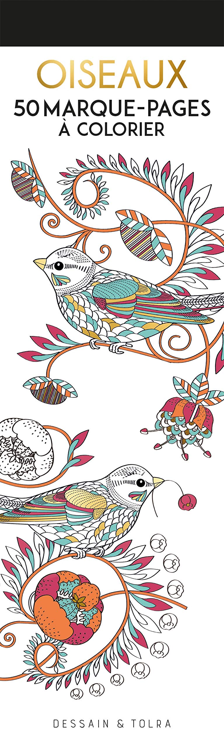 Marque-pages à colorier - Oiseaux: 50 marque-pages à colorier Leisure, Home & Garden