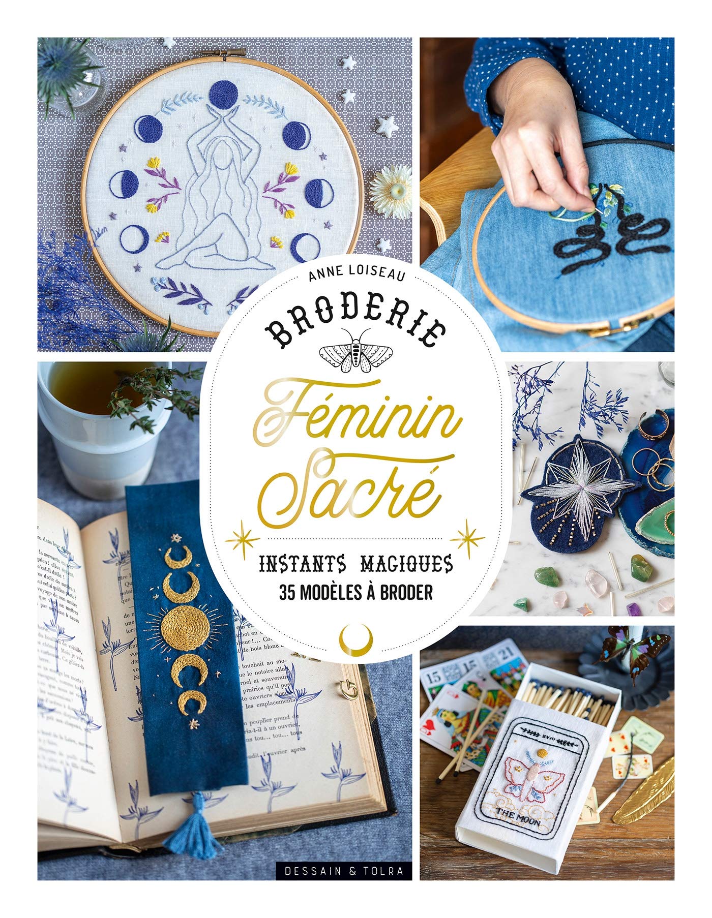 Broderie féminin sacré: Instants magiques - 35 modèles à broder Hobbies & Crafts