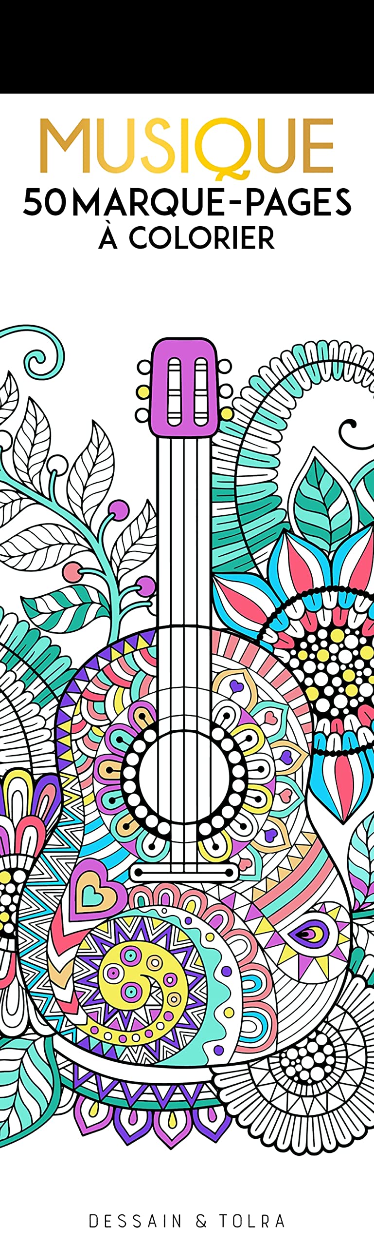Marque-pages Musique: 50 Marque-pages à colorier Leisure, Home & Garden
