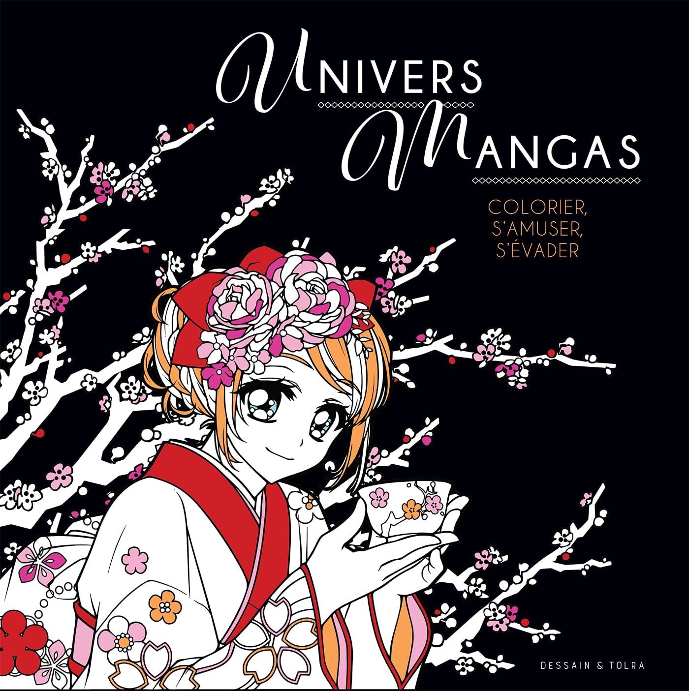 Black coloriage - Univers Mangas: Colorier, s'amuser, s'évader Hobbies & Crafts