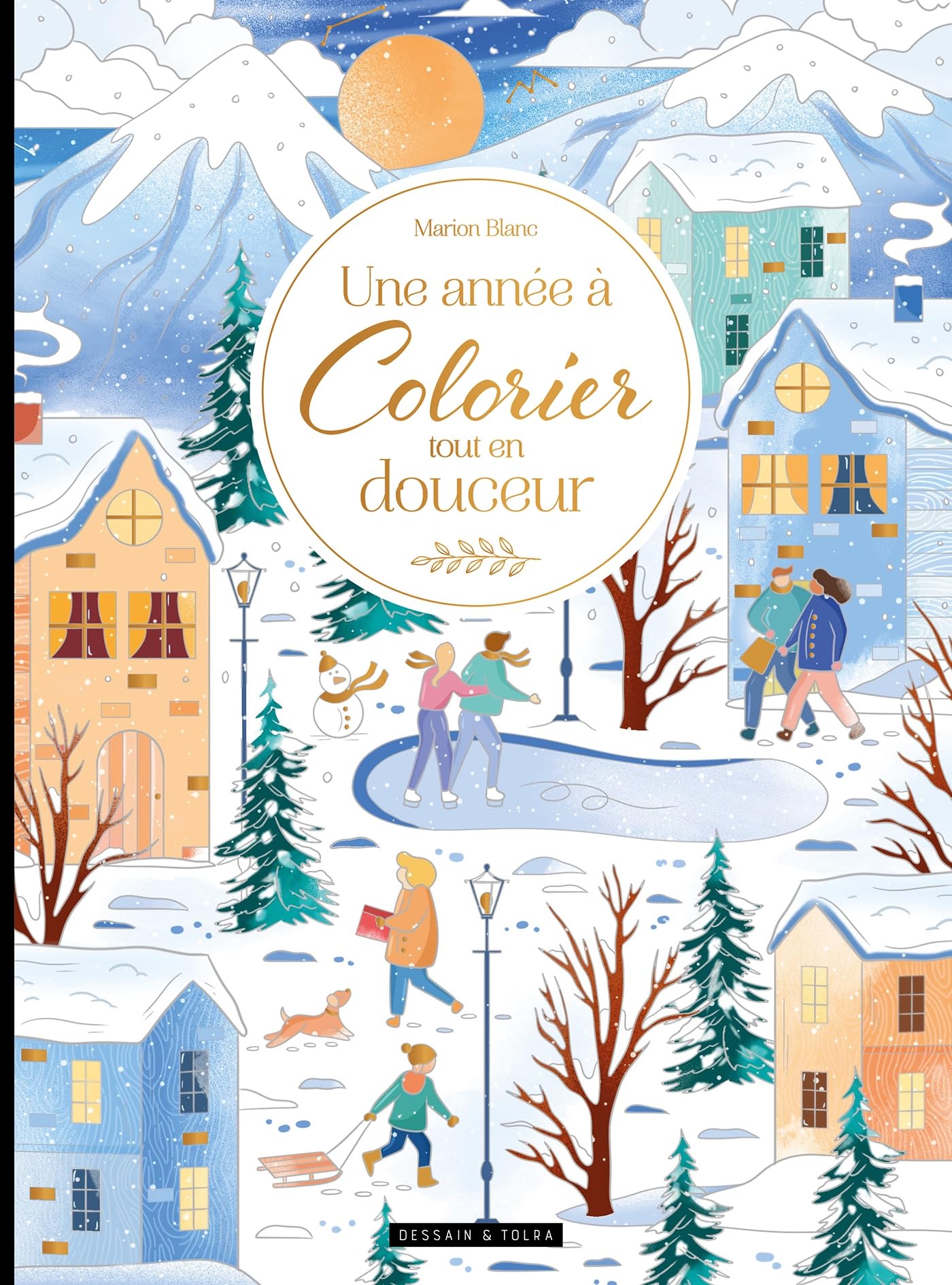 Une année à colorier tout en douceur book