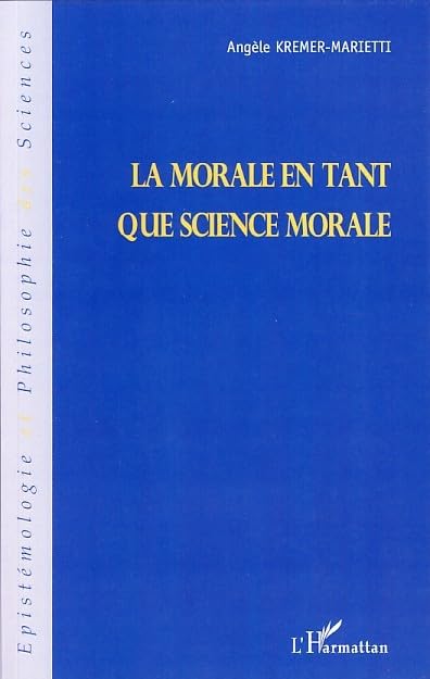 La morale en tant que science morale book
