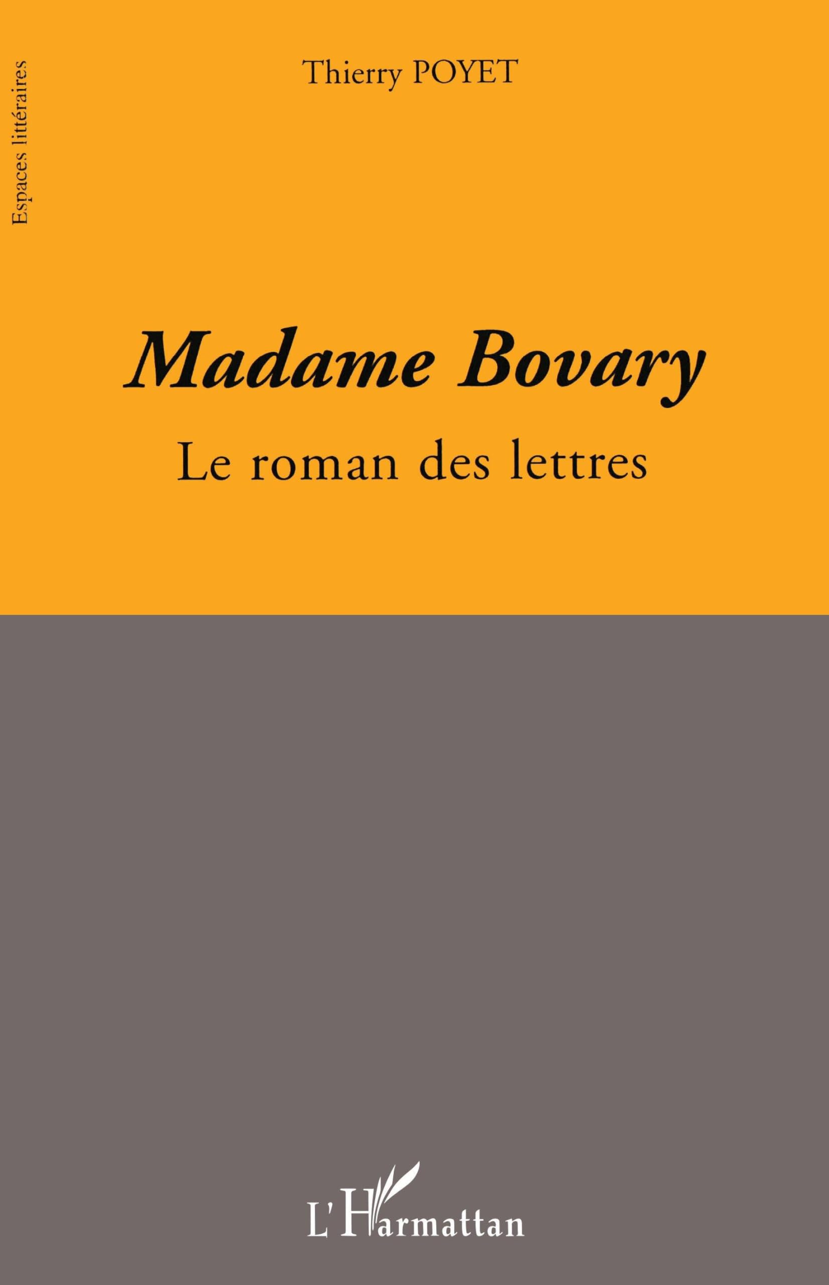 Madame Bovary: Le roman des lettres Contemporary literature