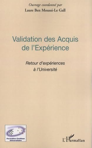 Validation des acquis de l'expérience : Retour d'expériences à l'Université book
