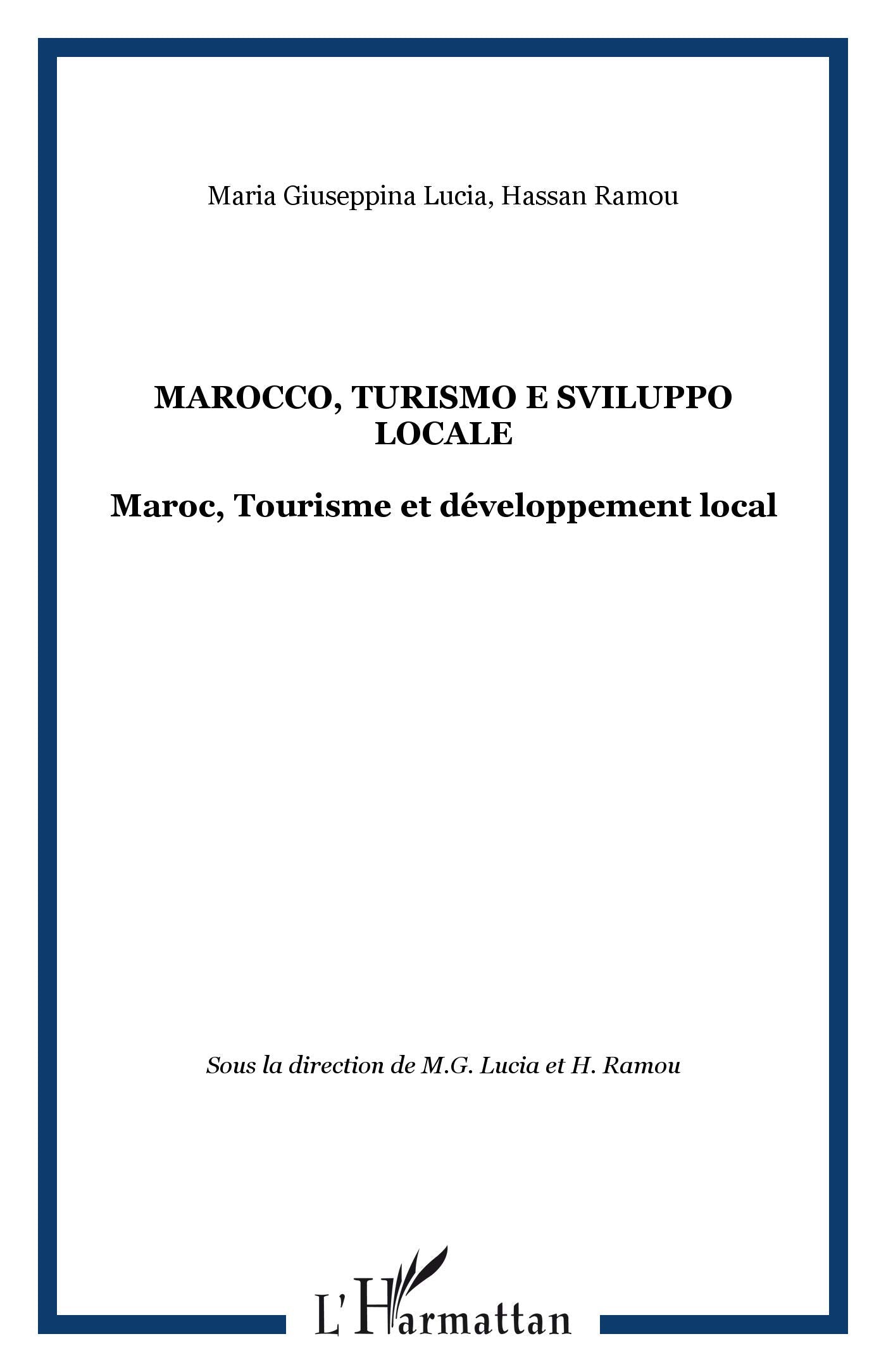 Marocco : turismo e sviluppo locale : Maroc : Tourisme et développement local book
