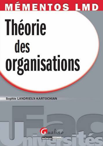 Théorie des organisations book