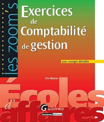 Product Image: Exercices de comptabilité de gestion : avec corrigés détaillés