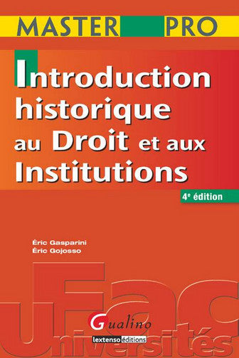 Introduction historique au droit et histoire des institutions book