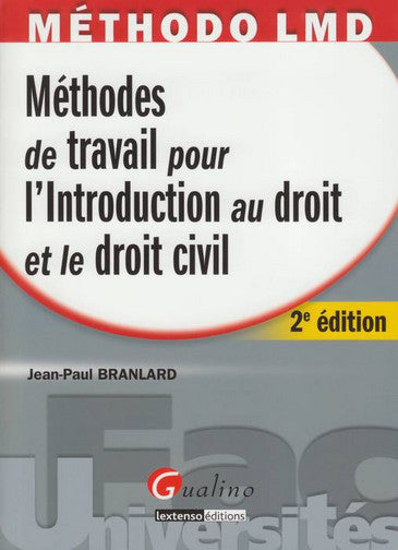 Méthodes de travail pour l'introduction au droit et le droit civil book