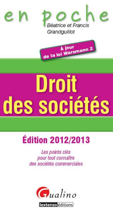 Droit des sociétés : les points clés pour tout connaître des sociétés commerciales book