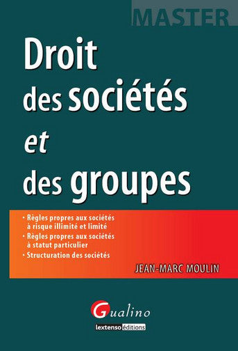 Droit des sociétés et des groupes book