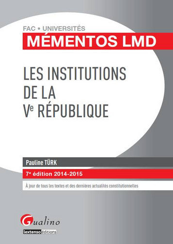 Les institutions de la Ve République : 2014-2015 book