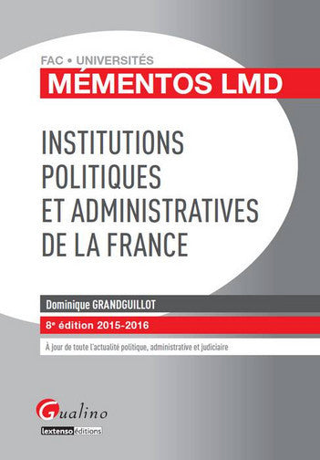 Institutions politiques et administratives de la France book