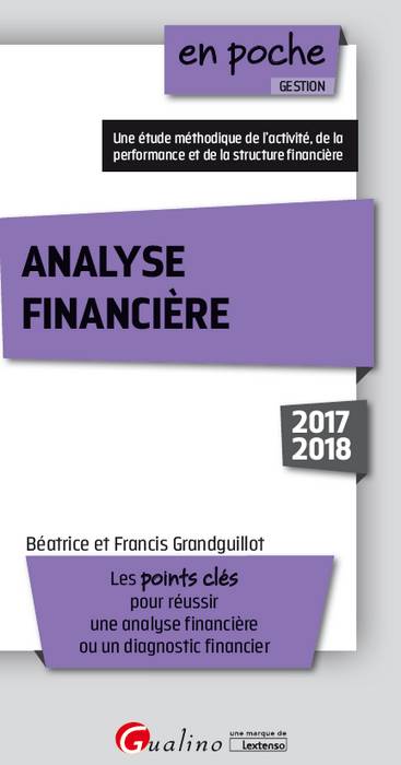Analyse financière : les points clés pour réussir une analyse financière ou un diagnostic financier : 2017-2018 book