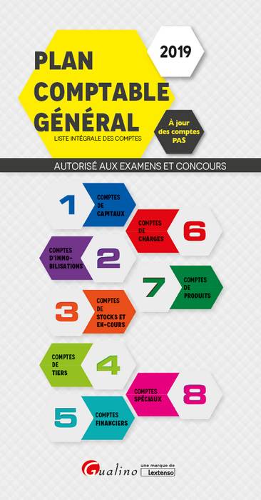 Product Image: Plan comptable général 2019 : liste intégrale des comptes