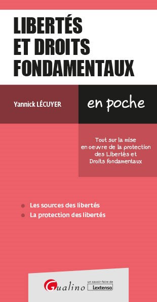 Libertés et droits fondamentaux : tout sur la mise en oeuvre de la protection des libertés et droits fondamentaux Law