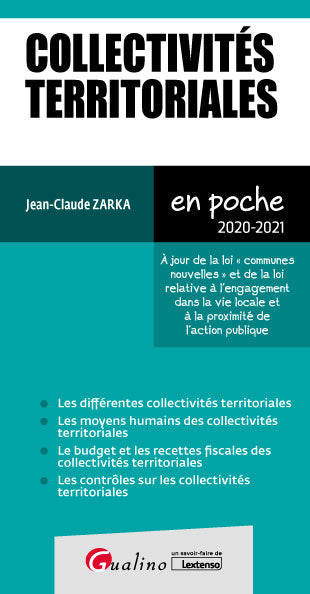 Collectivités territoriales : 2020-2021 Politics & History