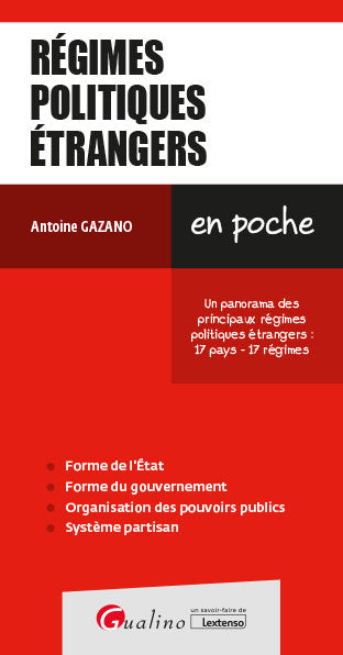 Régimes politiques étrangers : un panorama des principaux régimes politiques étrangers : 17 pays-17 régimes book