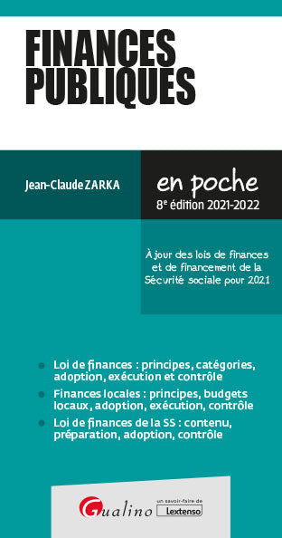 Finances publiques : 2021-2022 Law