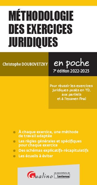 Méthodologie des exercices juridiques : pour réussir les exercices juridiques posés en TD, aux partiels et à l'examen final : 2022-2023 Contemporary literature