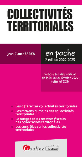 Collectivités territoriales : 2022-2023 Business, Finance & Career