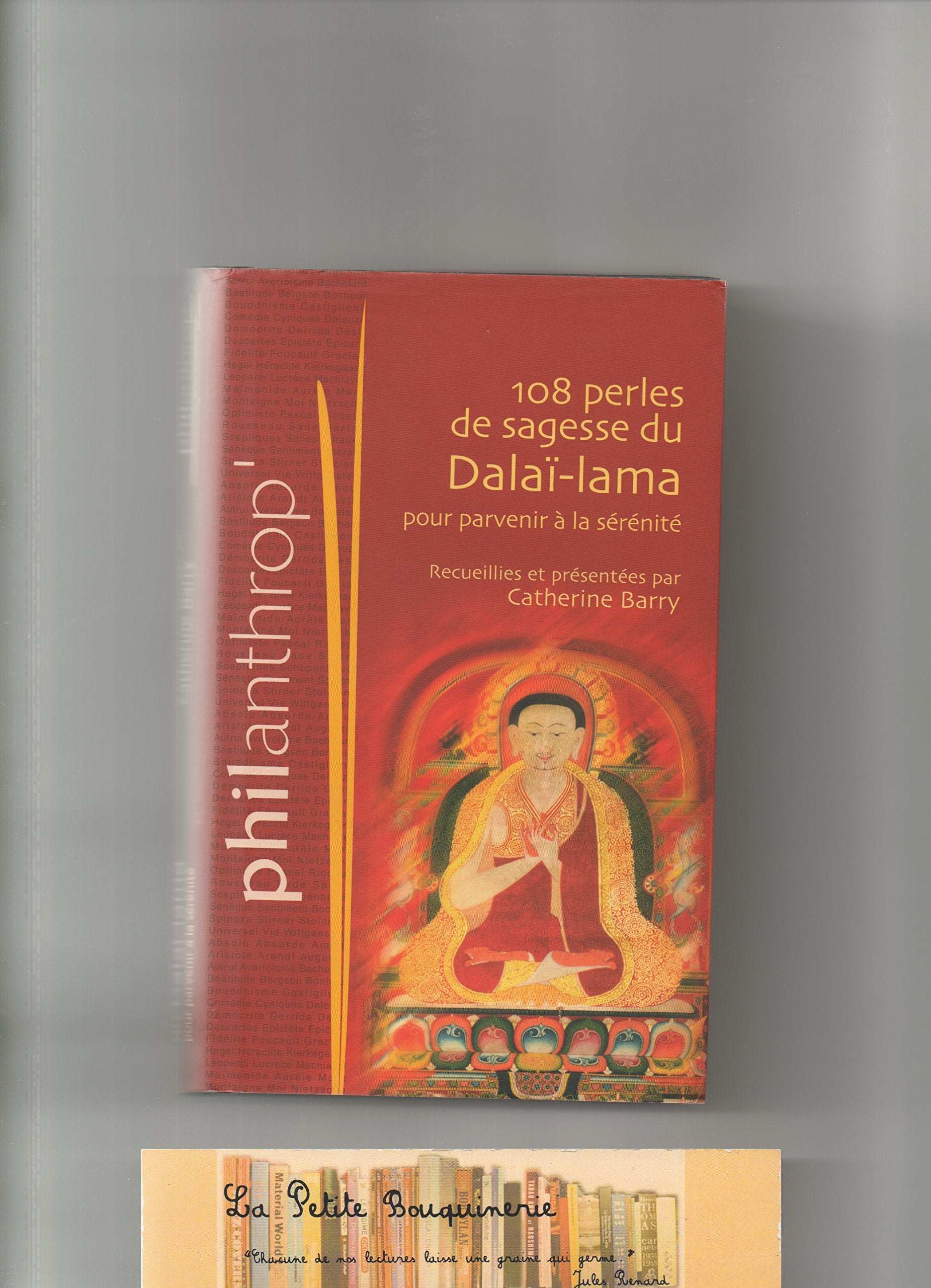 108 perles de sagesse du Dalai Lama pour parvenir a la serenite Books