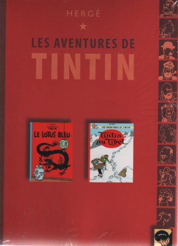 TINTIN: Le lotus bleu + tintin au tibet. album double Books