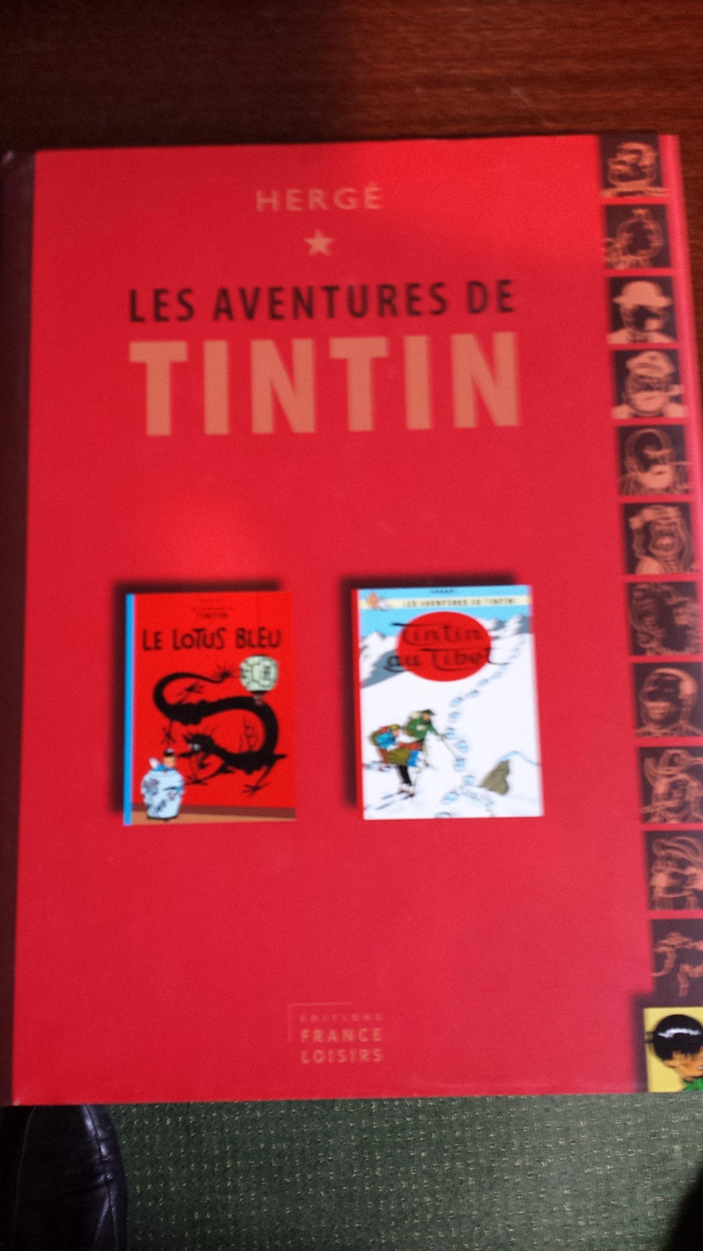 TINTIN: le secret de la licorne + le tresor de rackham le rouge. Books
