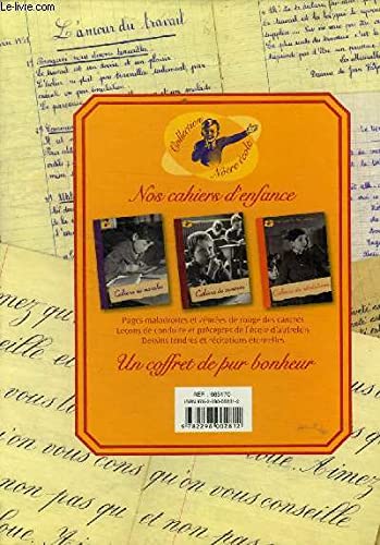 Coffret de 3 livres . Nos cahiers d'enfance Books