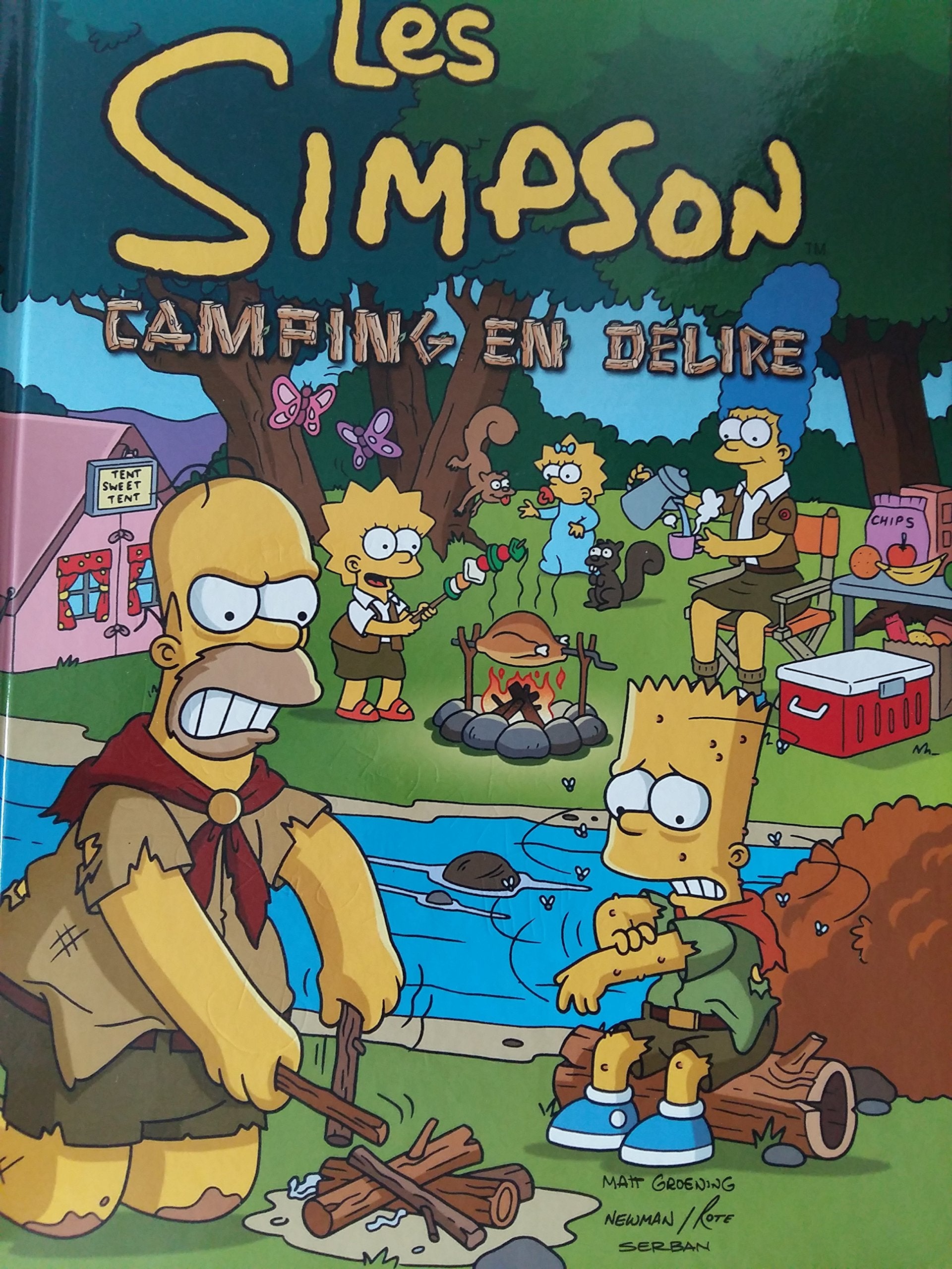SIMPSON- camping en délire Books