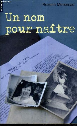 Un nom pour naître book