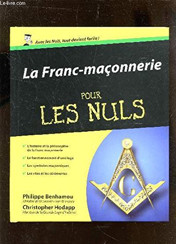 LA FRANC-MACONNERIE POUR LES NULS. Books