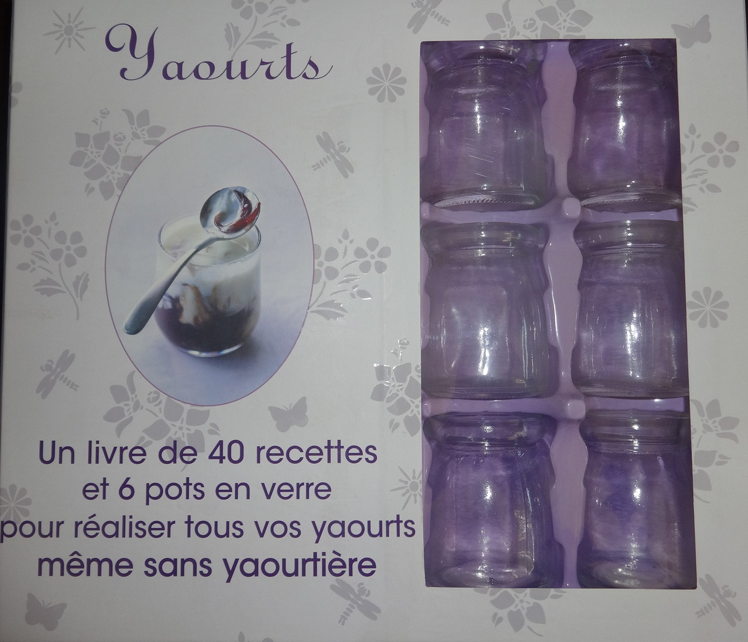 Yaourts (un livre de 40 recettes et 6 pots en verre pour réaliser tous vos yourts même sans yaourtière) book