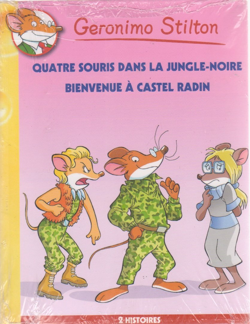 Geronimo Stilton, tomes 9 & 10 - Quatre souris dans la Jungle-Noire / Bienvenue à Castel Radin Books