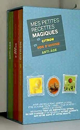 Mes petites recettes magiques au citron, au son d'avoine, anti-âge Books